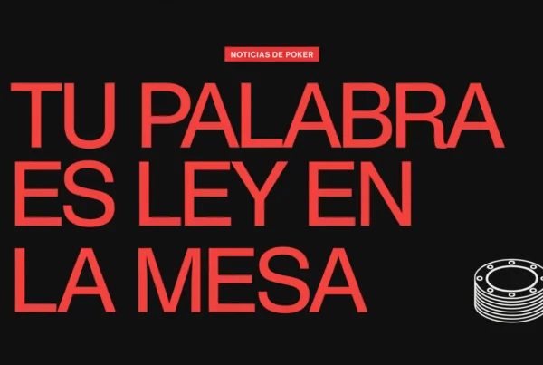 Las declaraciones verbales son vinculantes en el poker - Noticias de Poker Original Gamblers